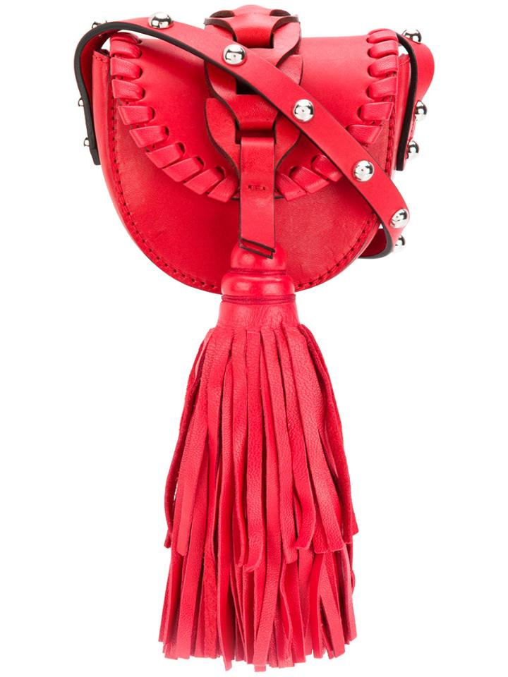 Red Valentino Fringed Detail Mini Bag