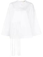 Ports 1961 Fringed Detail Shirt - White