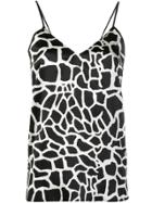 Federica Tosi Abstract Print Cami Top - Black