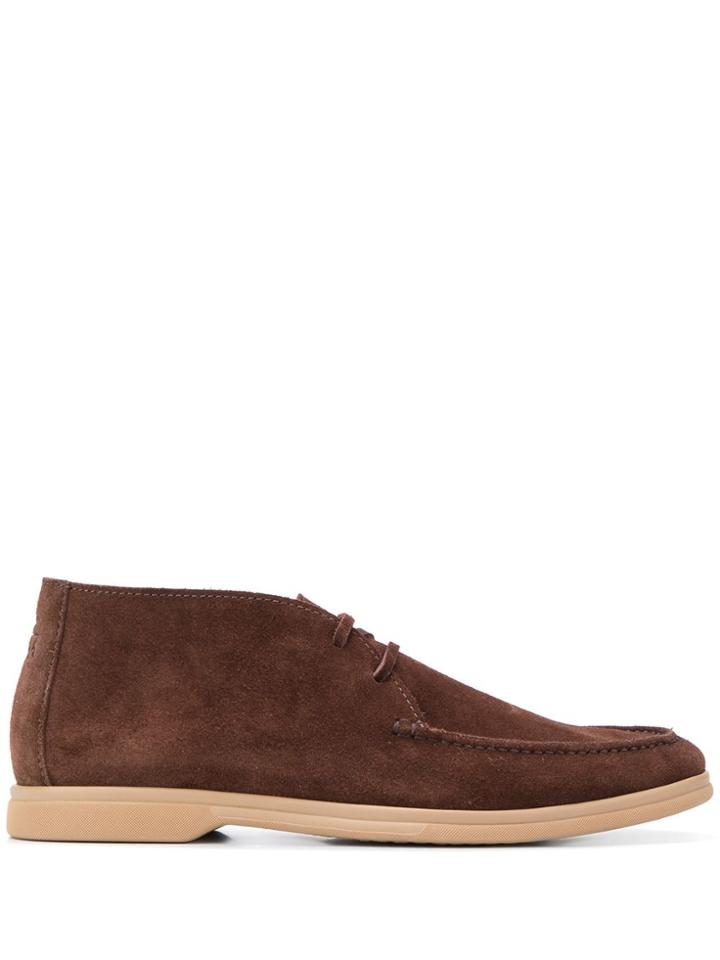 Brunello Cucinelli Round Toe Boots - Brown
