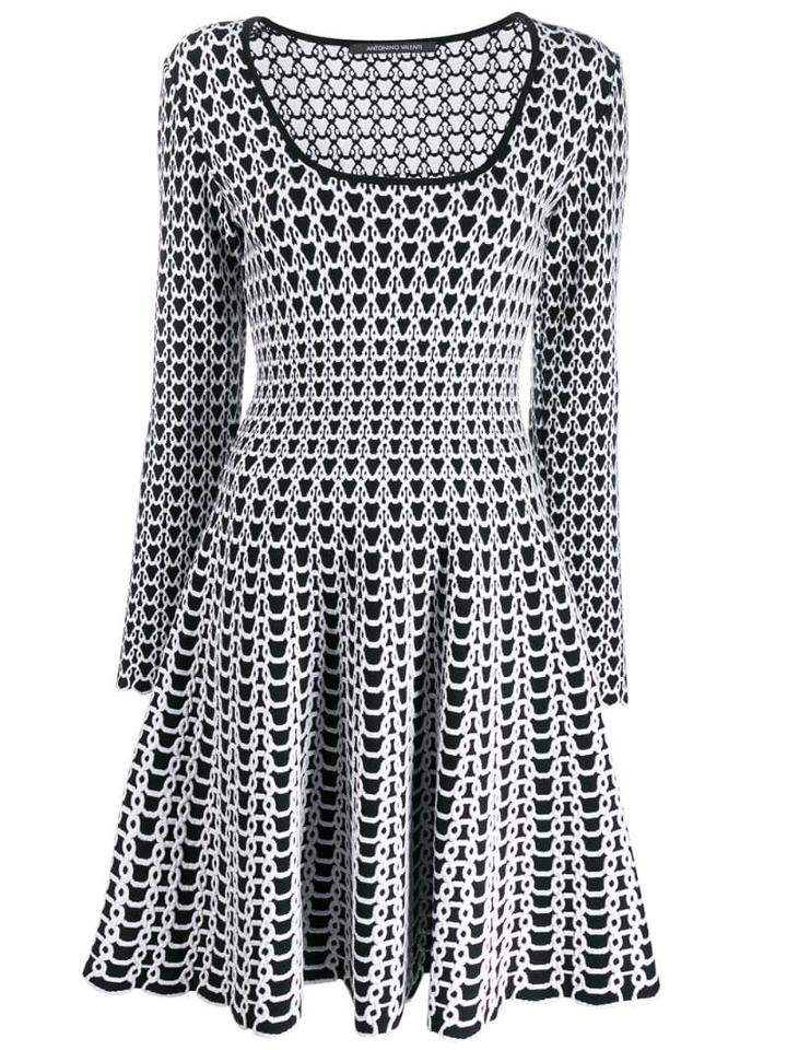 Antonino Valenti Graphic Print Dress - Black