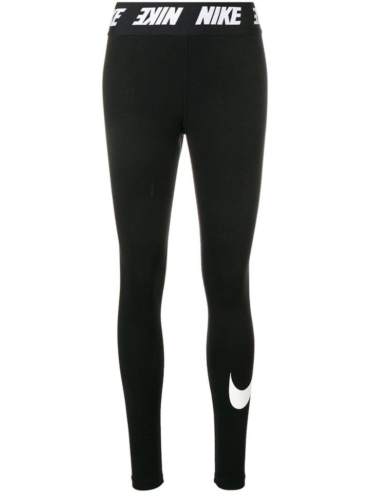 Nike Logo Waistband Leggings - Black