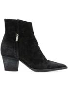 Officine Creative Pointed Ankle Boots - Black