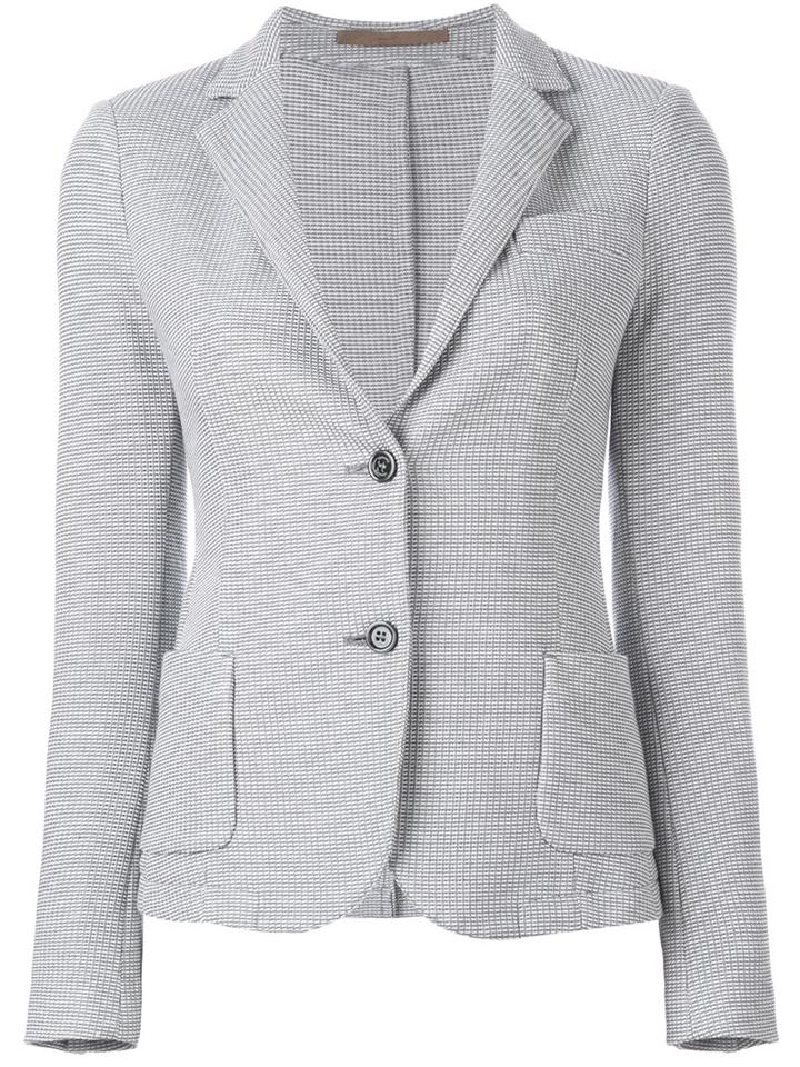 Eleventy Two Button Woven Blazer