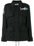 'sunshine' Jacket - Women - Cotton/spandex/elastane - 38, Black, Cotton/spandex/elastane, Ava Adore