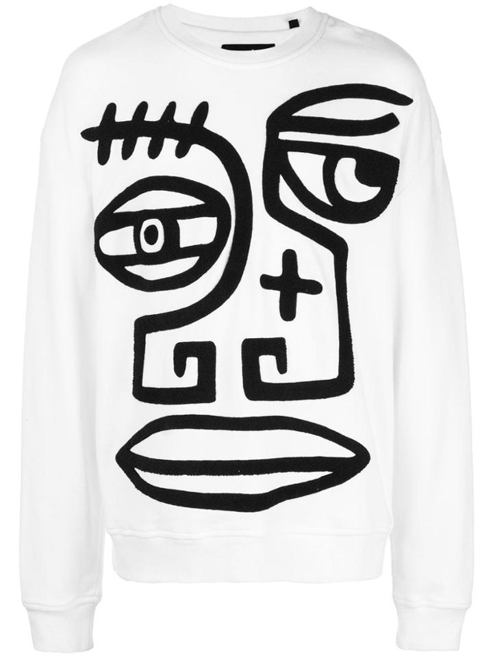 Haculla Disconnection Sweatshirt - White