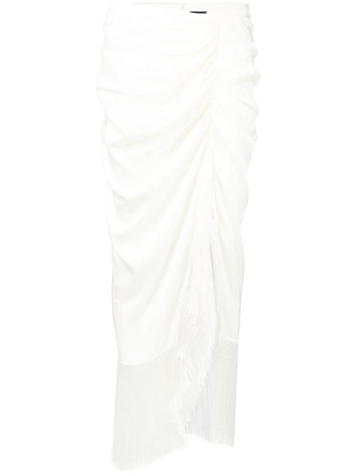 Magda Butrym Side Slit Skirt - White