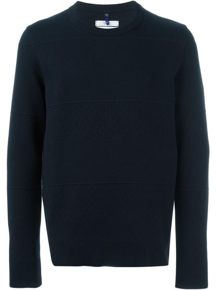 Oamc Checkerboard Panel Sweater