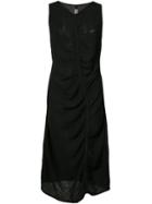 Raquel Allegra Fitted Silhouette Dress - Black