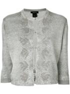 Avant Toi Embellished Cardigan - Grey