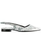 Dorothee Schumacher Velvet Slingback Flats - Blue