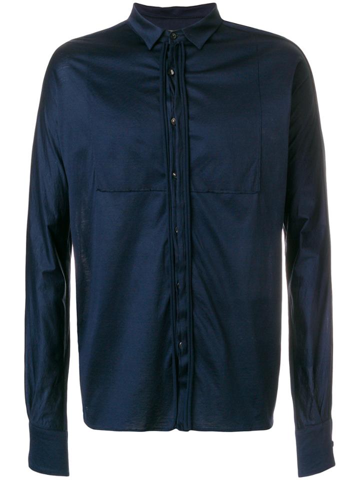 Di Liborio Concealed Fastening Shirt - Blue