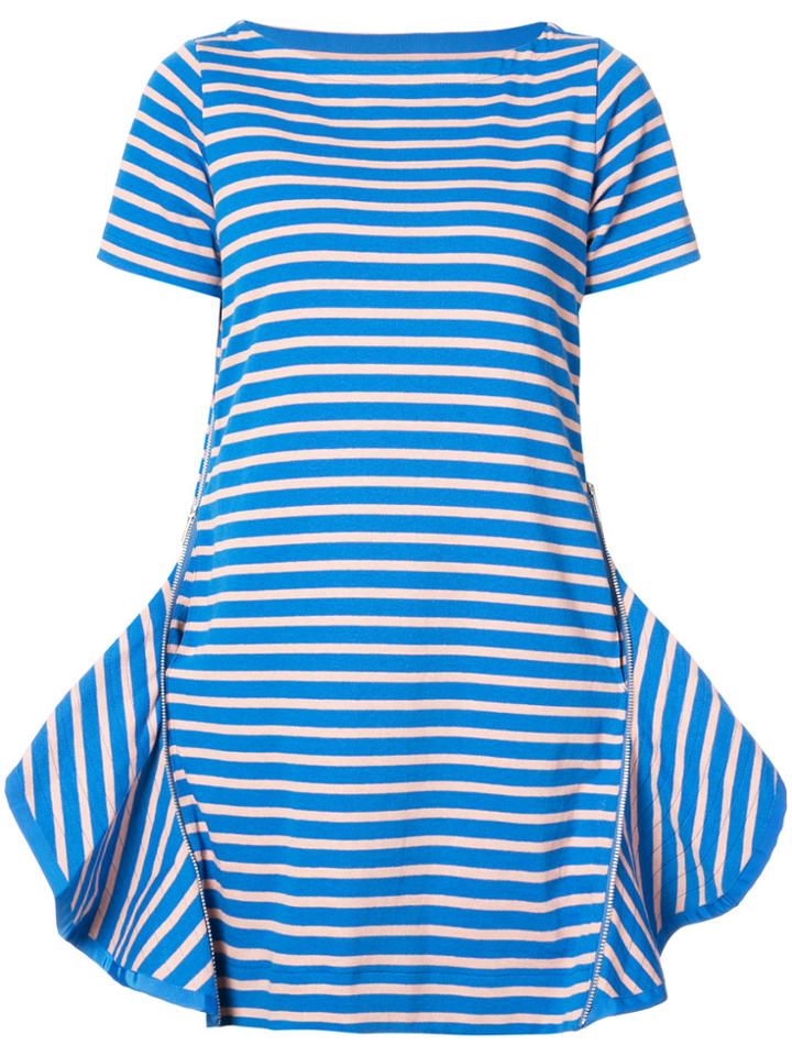 Sacai Dixie Striped Dress - Blue
