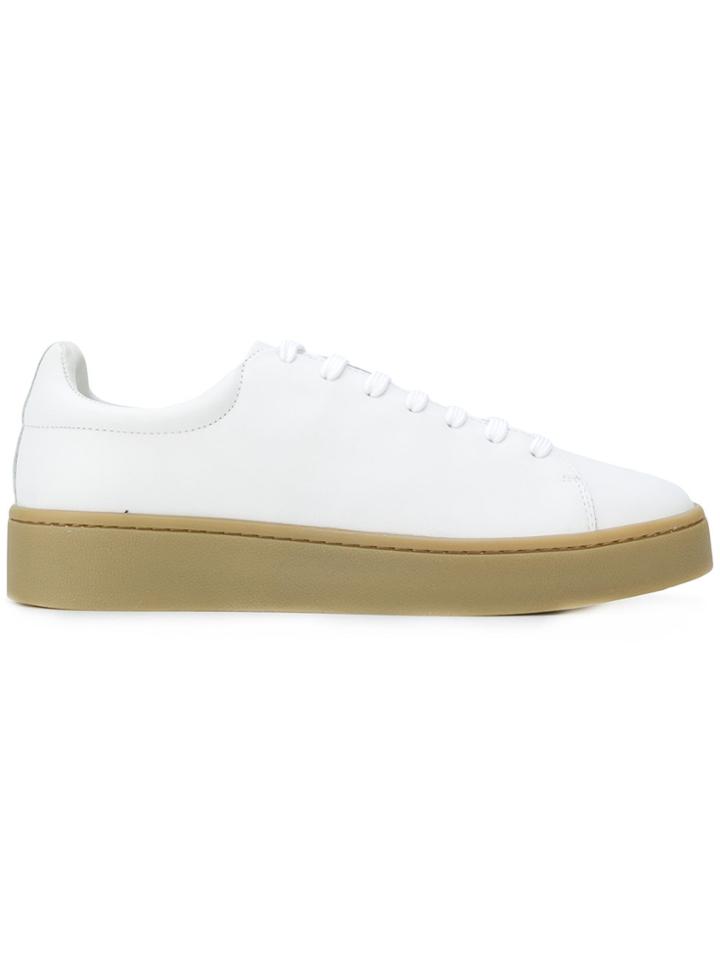 Stampd Lace-up Sneakers - White