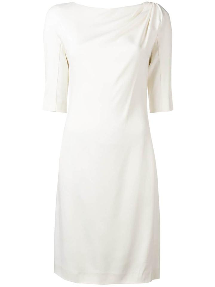 Lanvin Plain Sheath Dress - Neutrals