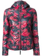 Kru Reversible Camouflage Hooded Puffer Jacket - Red