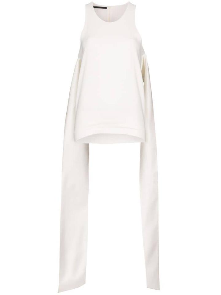 Haider Ackermann Draped Sleeveless Blouse - White