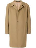 Dinner Concealed Front Coat - Nude & Neutrals