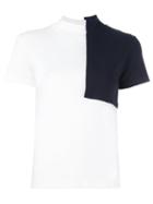 Jacquemus Colour Block T-shirt, Women's, Size: 42, White, Cotton