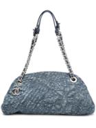 Chanel Vintage Medium Mademoiselle Denim Bag, Women's, Blue