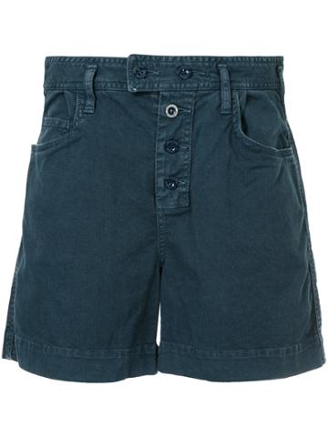 Hysteric Glamour Buttoned Shorts - Blue