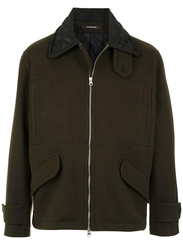 À La Garçonne Martingale Jacket - Green