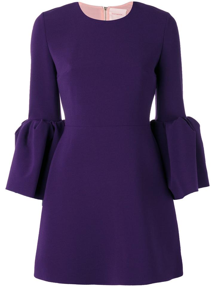 Roksanda - Hadari Dress - Women - Silk/polyester/spandex/elastane/viscose - 8, Pink/purple, Silk/polyester/spandex/elastane/viscose
