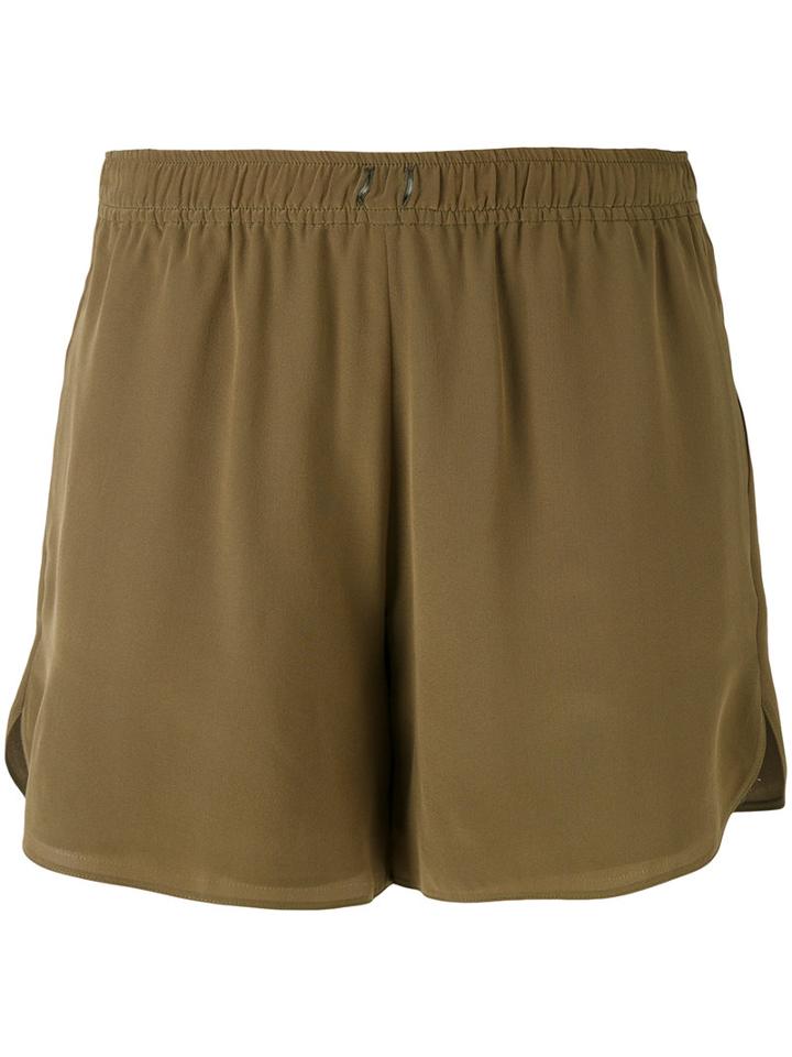 Zeus+dione - Paxi Shorts - Women - Silk - 40, Green, Silk