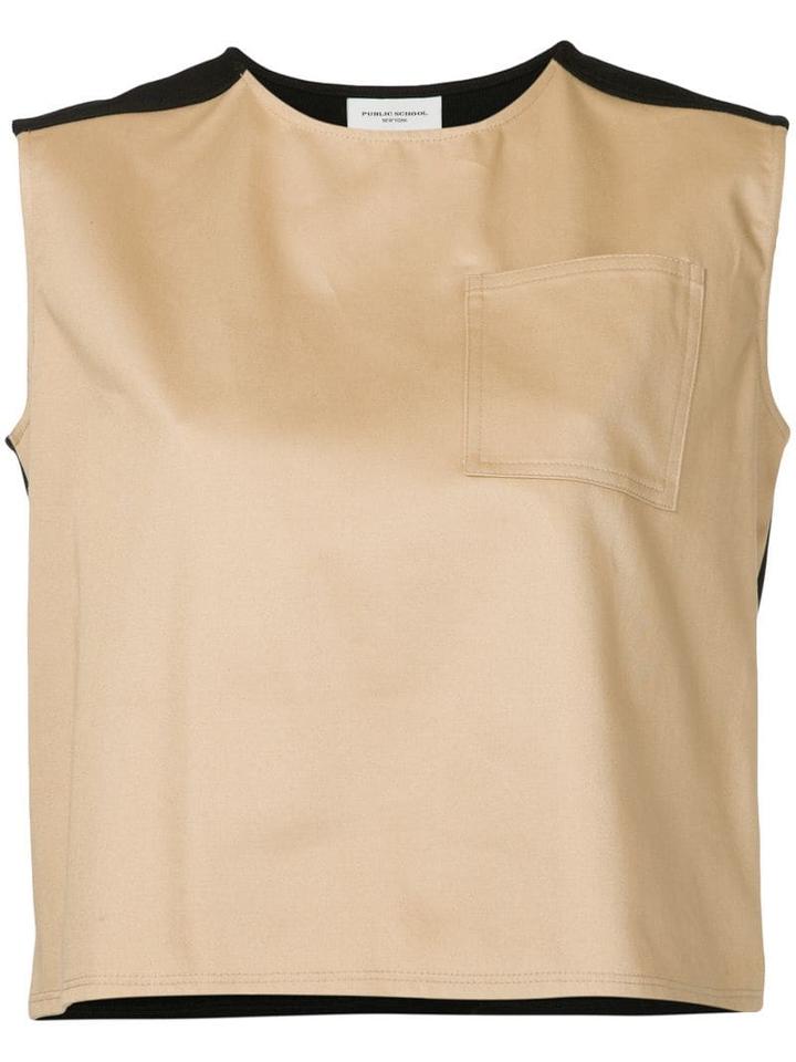 Public School Kadar Sleeveless Top - Neutrals