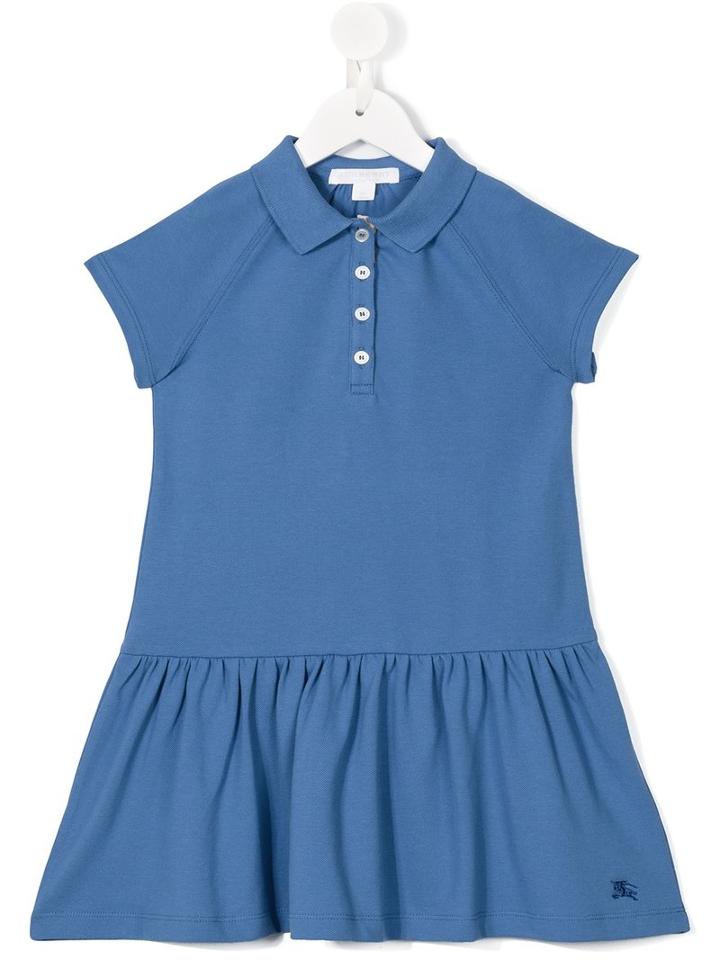 Burberry Kids Polo Dress, Girl's, Size: 12 Yrs, Blue