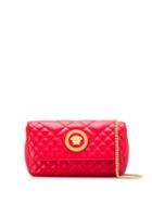 Versace Medusa Head Quilted Bag - Red