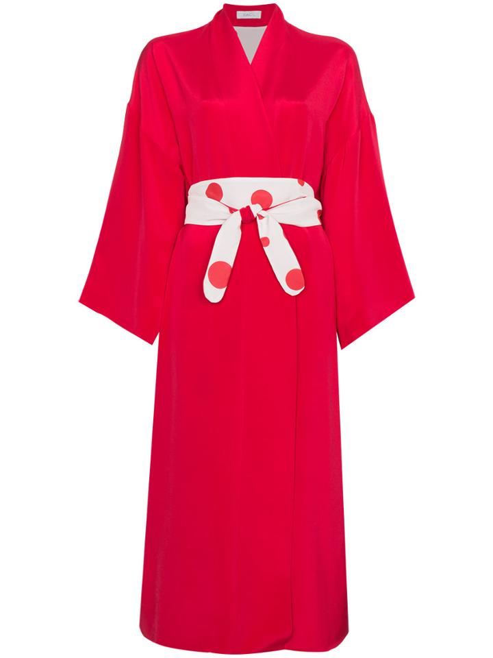 Racil Hatsumomo Silk Wrap Dress - Red