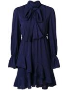 See By Chloé Ruffled Short Dress - Blue