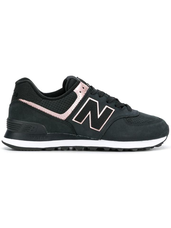 New Balance 574 Low Top Trainers - Black