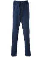 Kenzo - Drawstring Waist Joggers - Men - Cotton/polyamide/spandex/elastane/viscose - 50, Blue, Cotton/polyamide/spandex/elastane/viscose