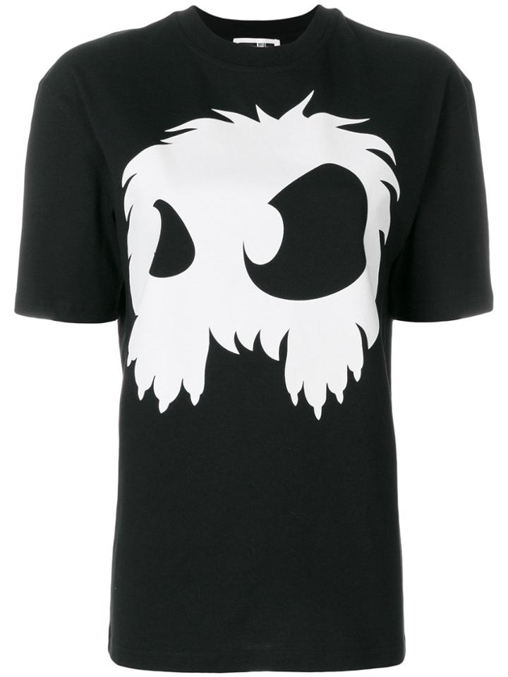 Mcq Alexander Mcqueen Monster Print T-shirt - Black