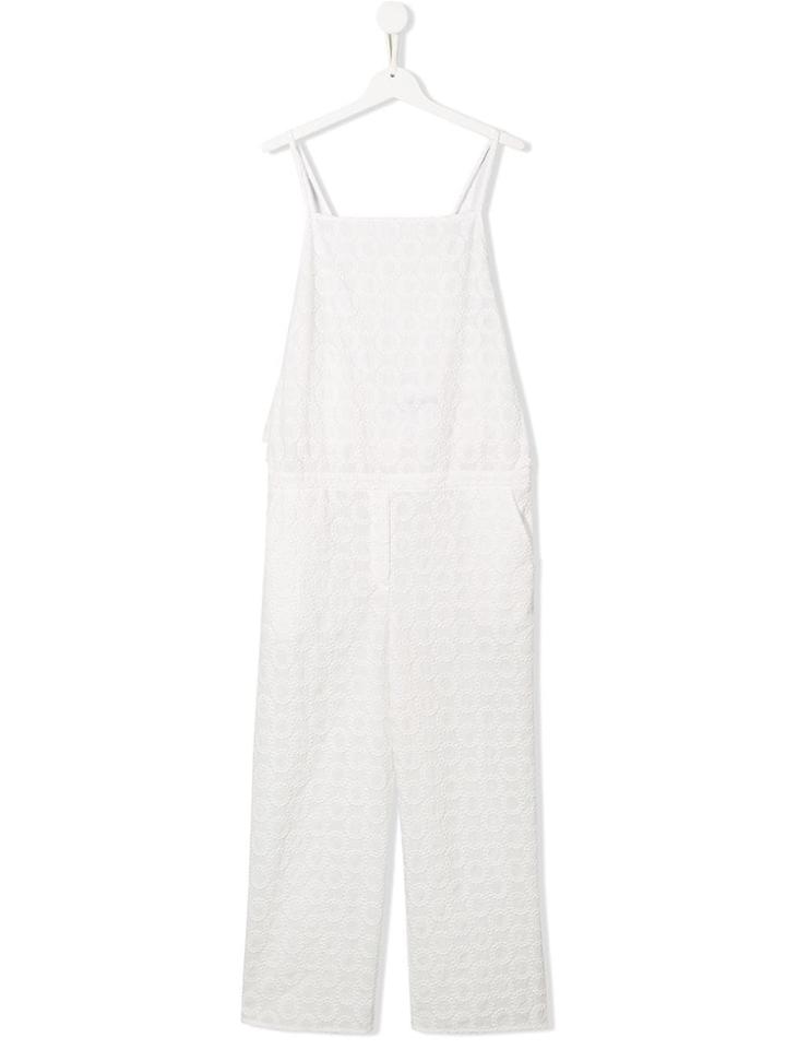 Touriste Broderie Anglaise Jumpsuit - White