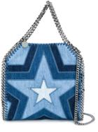 Stella Mccartney Small Falabella Star Denim Tote - Blue