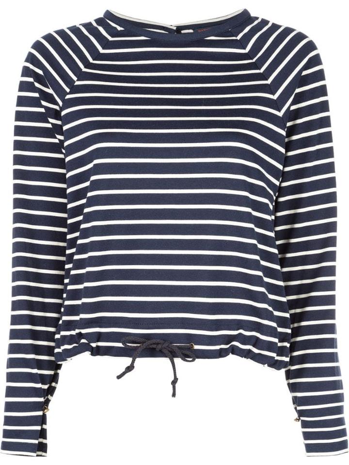 Harvey Faircloth Long Sleeved Striped T-shirt - Blue