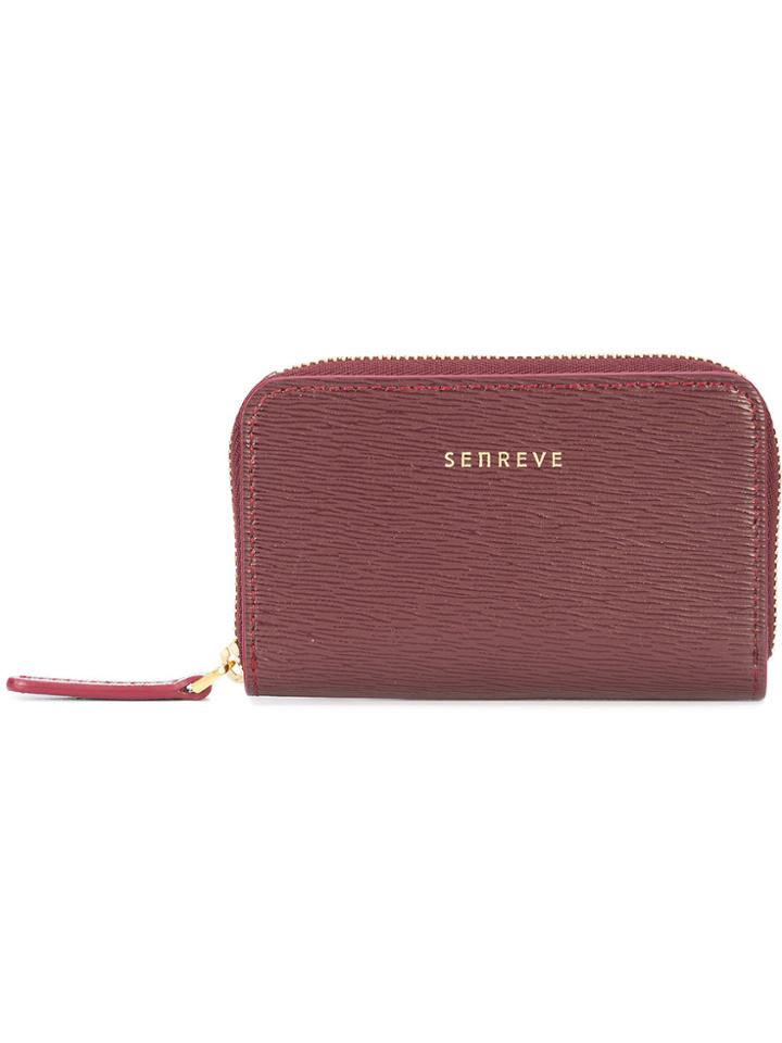 Senreve Logo Zipped Wallet - Red