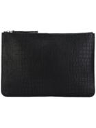 Orciani - Large Zip Clutch - Men - Leather - One Size, Black, Leather