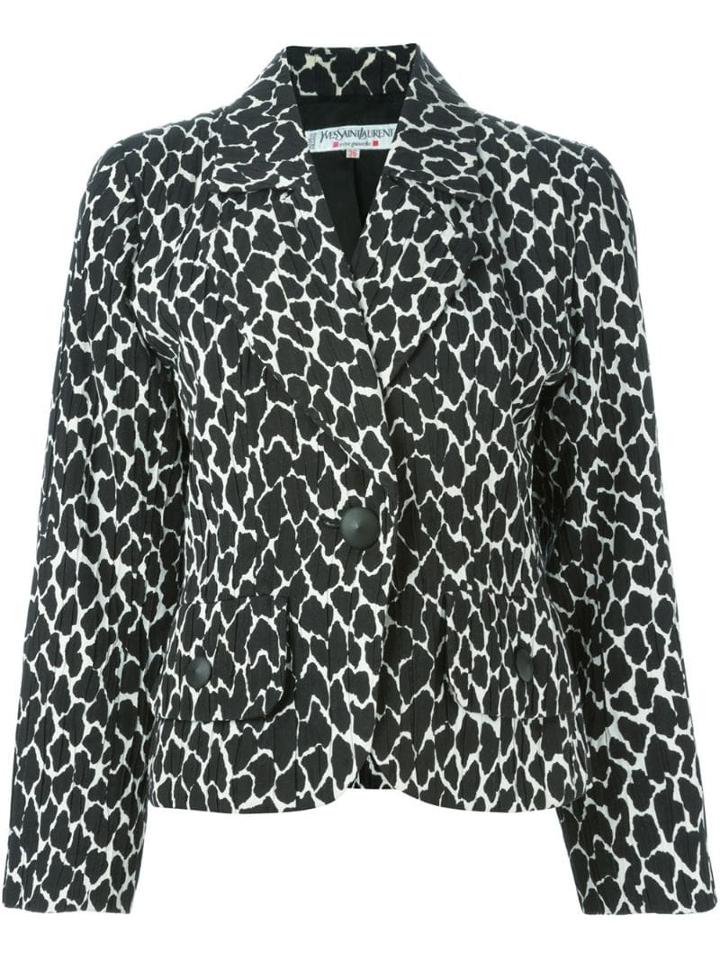 Yves Saint Laurent Pre-owned Cropped Jacket - Black