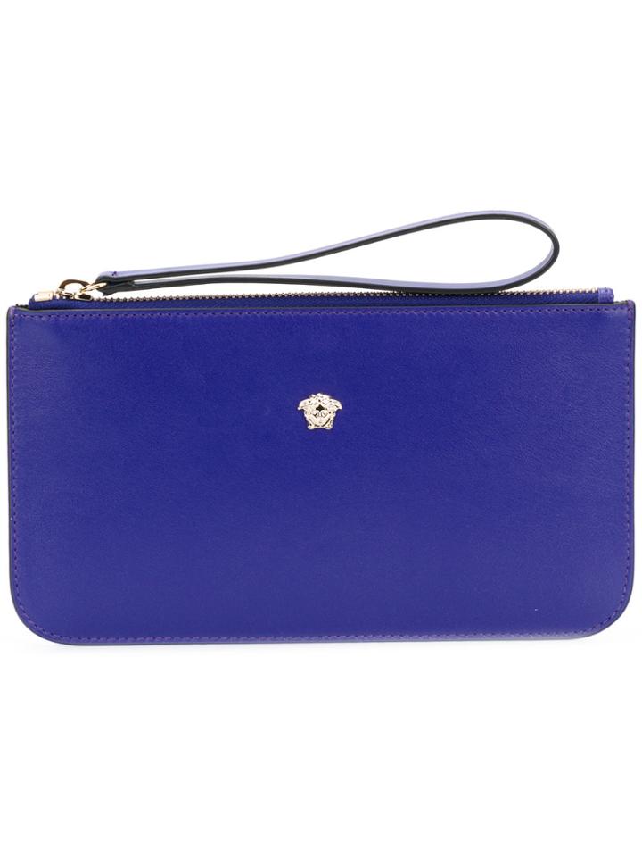Versace Medusa Wrist Wallet - Blue