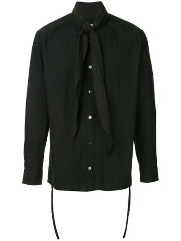 Sasquatchfabrix. Collar Knot Shirt - Black