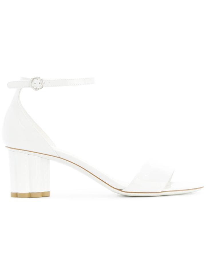 Salvatore Ferragamo Ankle Strap Sandals - White