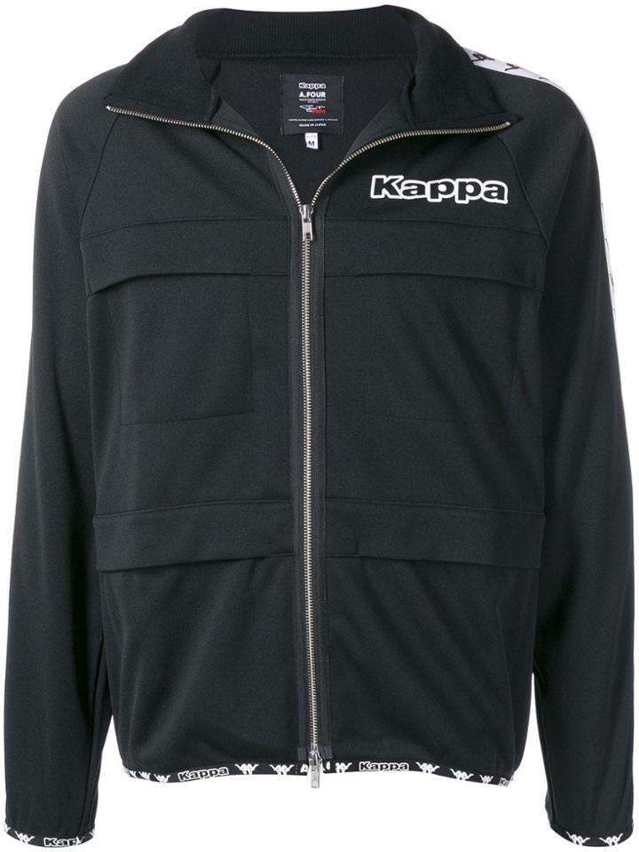 Pam Perks And Mini Logo Print Sports Jacket - Black