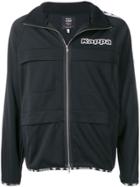 Pam Perks And Mini Logo Print Sports Jacket - Black