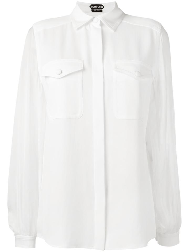 Tom Ford Chest Pocket Shirt - White