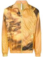 Cottweiler Abstract Print Jacket - Yellow