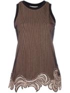 3.1 Phillip Lim Sequin Embroidered Tank Top, Women's, Size: Medium, Black, Polyester/viscose/spandex/elastane